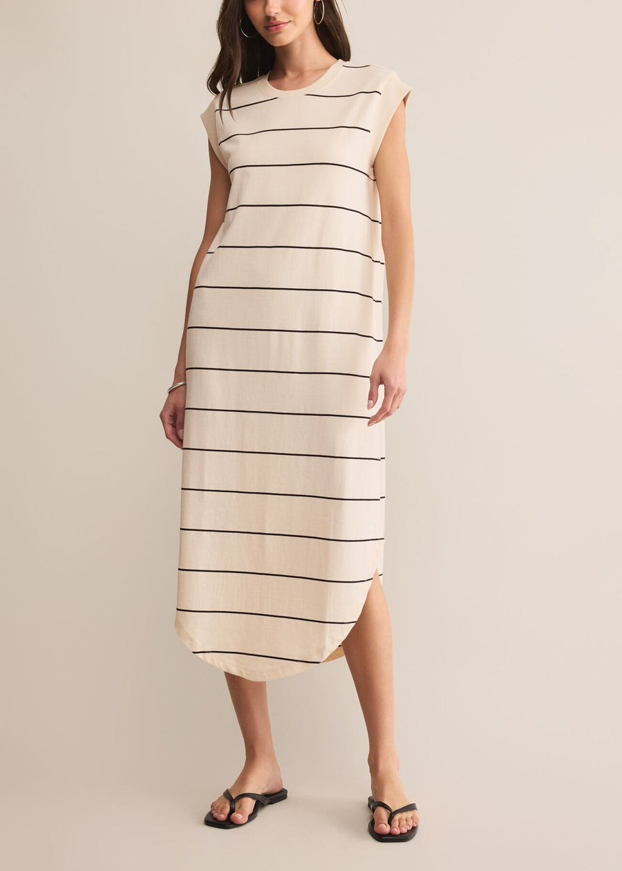 Calabasas Striped Midi Dress