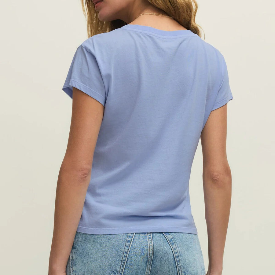 z supply light  blue tee