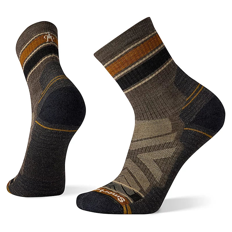 Smartwool Men's Hike Light Cushion Striped Mid Crew Socks