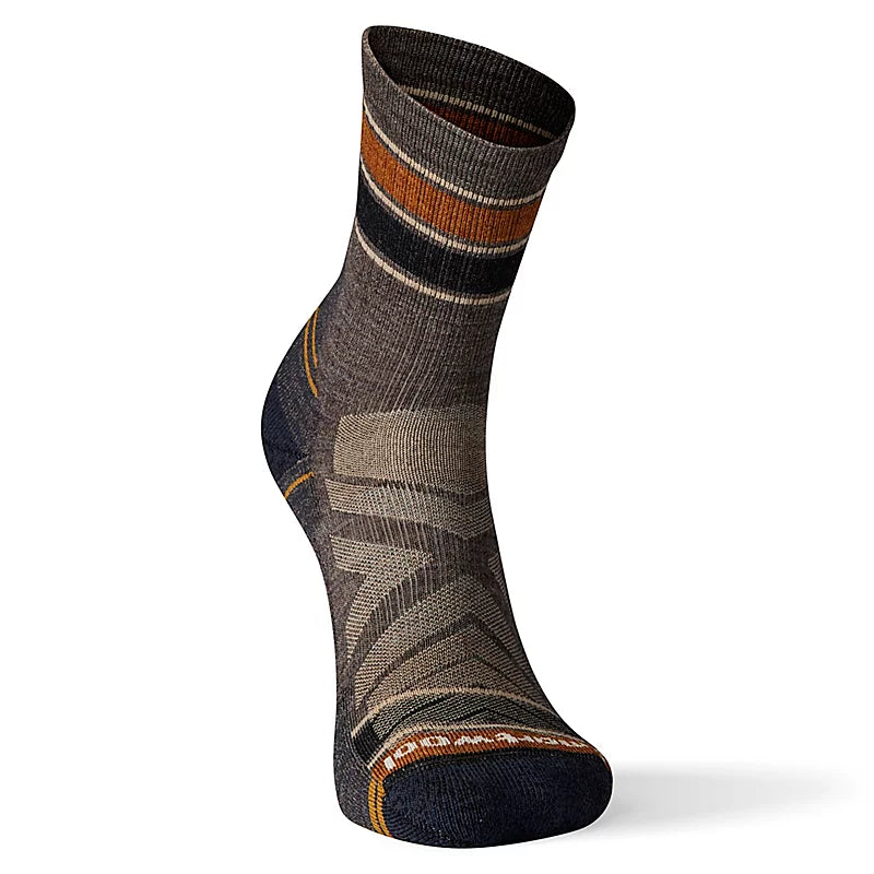 Smartwool Men's Hike Light Cushion Striped Mid Crew Socks