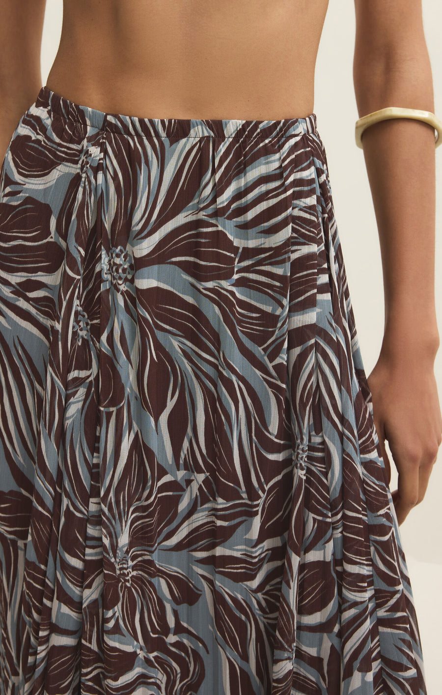 Vitoria Zinn Floral Maxi Skirt