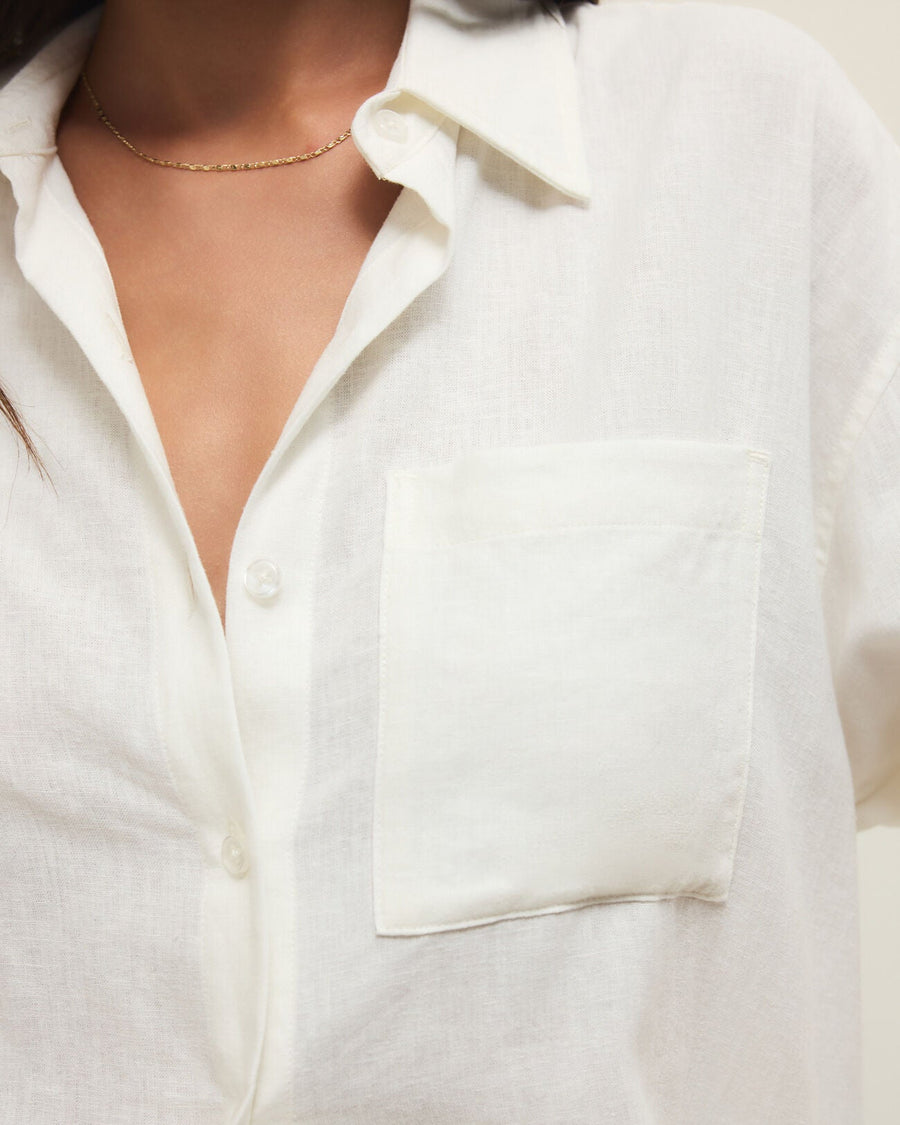 Alfie Linen Button Up