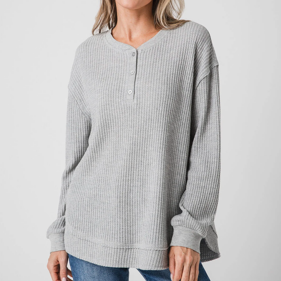 Z Supply Jax Cozy Waffle Henley