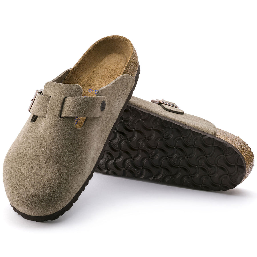 Birkenstock Boston Suede Soft Footbed Narrow