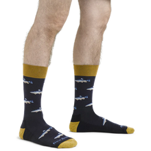 Load image into Gallery viewer, Darn Tough Men&#39;s Spey Fly Crew Lightweight Lifestyle Socks
