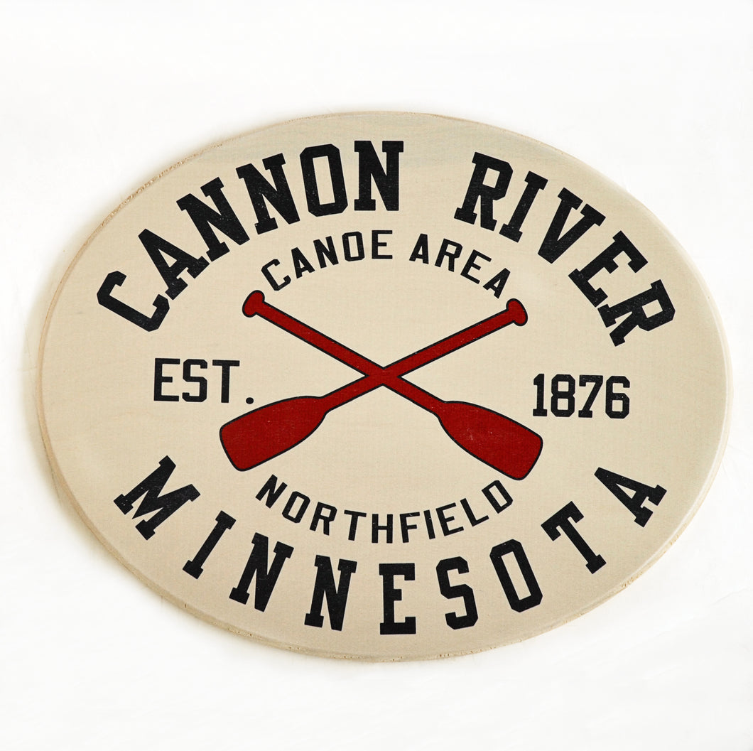Wood Plaque, Cannon River