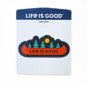 Life Is Good Canoe Sticker